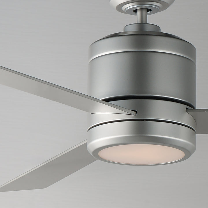 Tanker 52" Nickel Outdoor E-Star LED Fan Satin Nickel alternate view