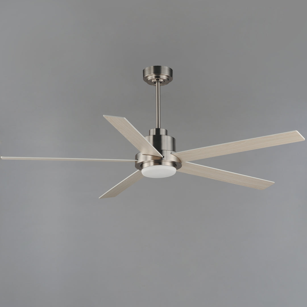 Daisy 60" 5-Blade Fan w LED Light Kit Satin Nickel alternate view