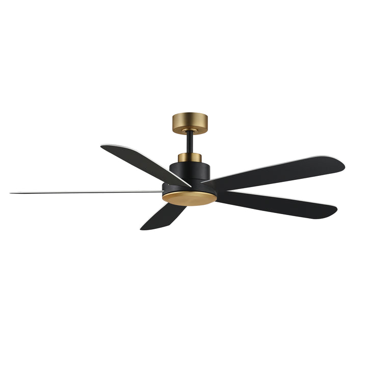 Daisies 60" 5-Blade Fan w LED Black / Gold alternate view