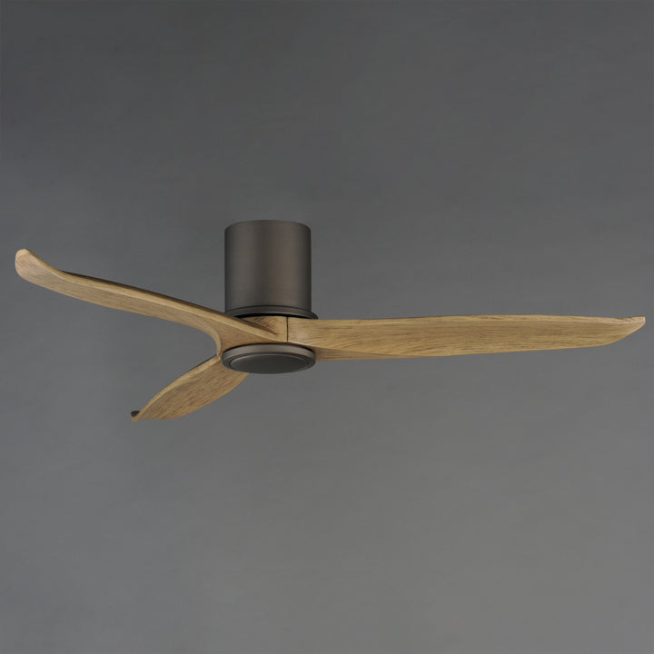 Woodwind 52" Solid Wood Blade Hugger Fan w LED WTCHL alternate view