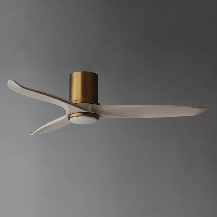 Woodwind 52" Solid Wood Blade Hugger Fan w LED WTNABWWT alternate view