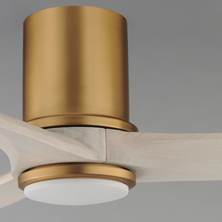 Woodwind 52" Solid Wood Blade Hugger Fan w LED WTNABWWT alternate view