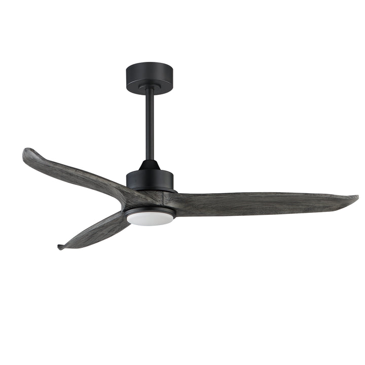 Woodwind Solid Wood Blade Fan w LED Light Kit WTBKGWD