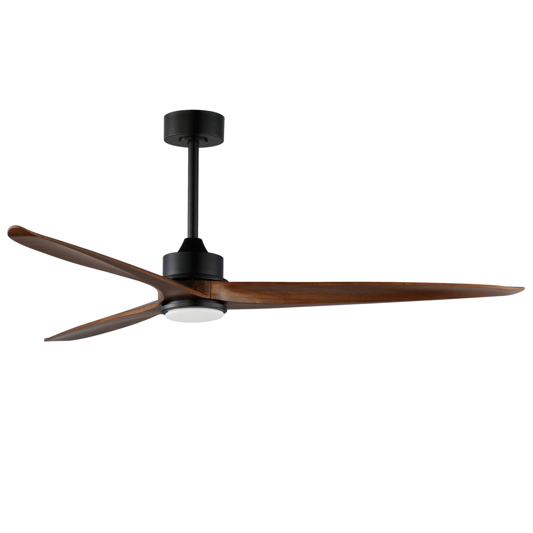 Woodwind Solid Wood Blade Fan LED Light Kit Black