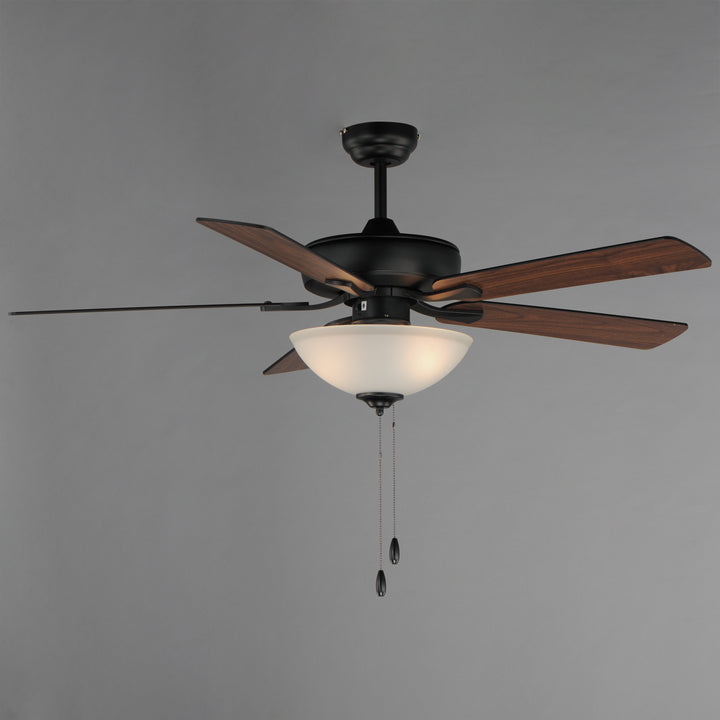 Super-Max 52" Ceiling Fan with 2-Light Kit Black alternate view
