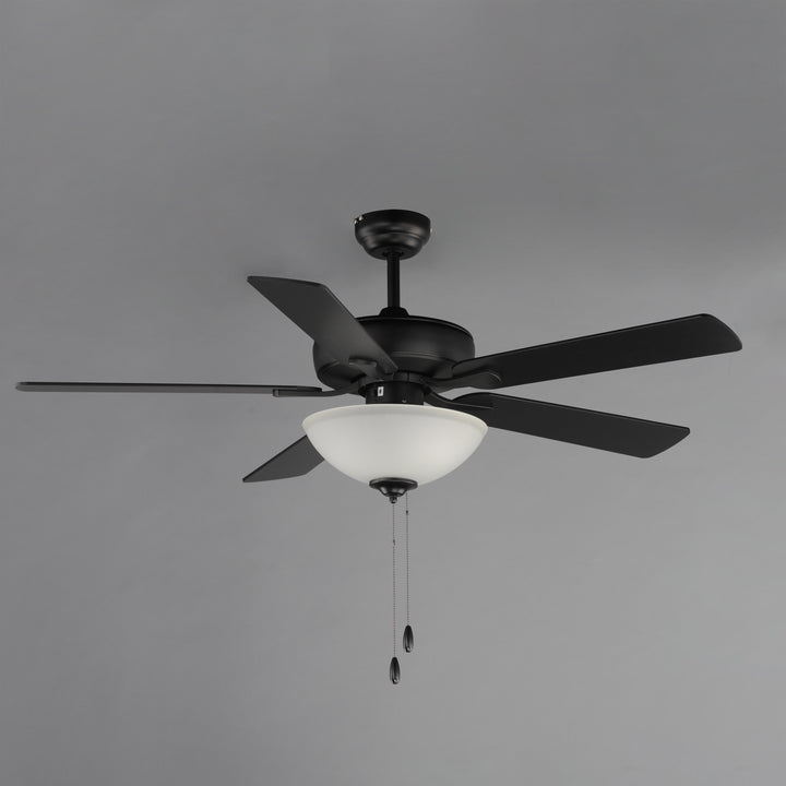 Super-Max 52" Ceiling Fan with 2-Light Kit Black alternate view