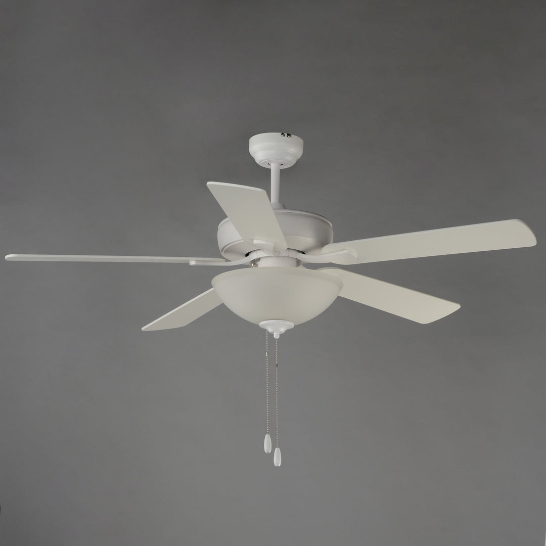Super-Max 52" Ceiling Fan with 2-Light Kit Matte White alternate view