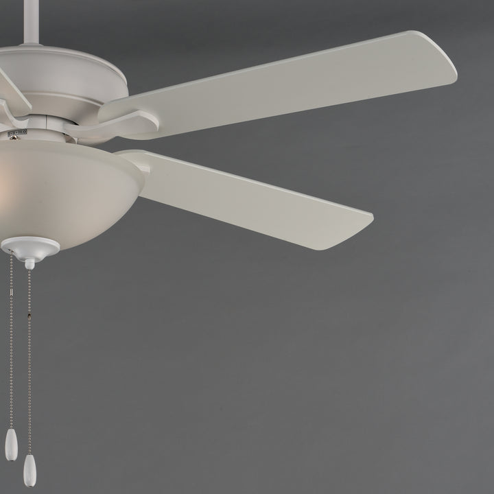 Super-Max 52" Ceiling Fan with 2-Light Kit Matte White alternate view