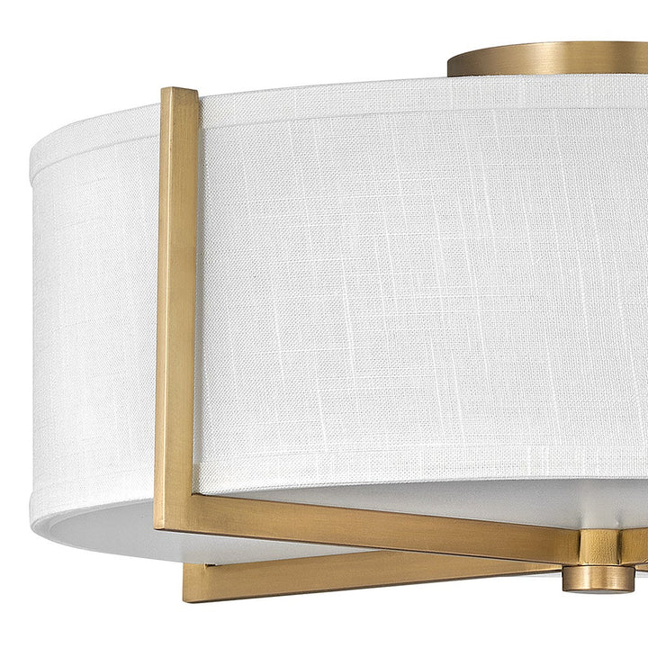 Axis Off White Semi-Flush Mount