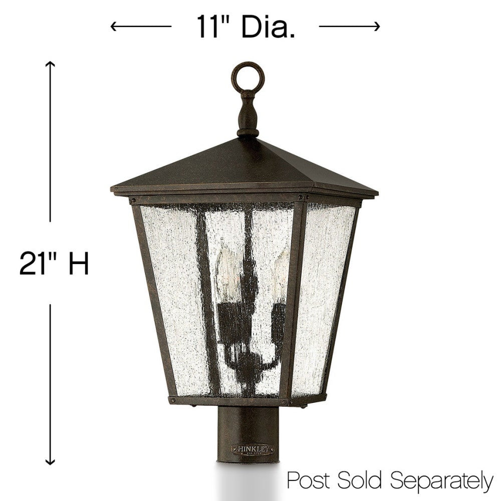Trellis Medium Post Mount Lantern