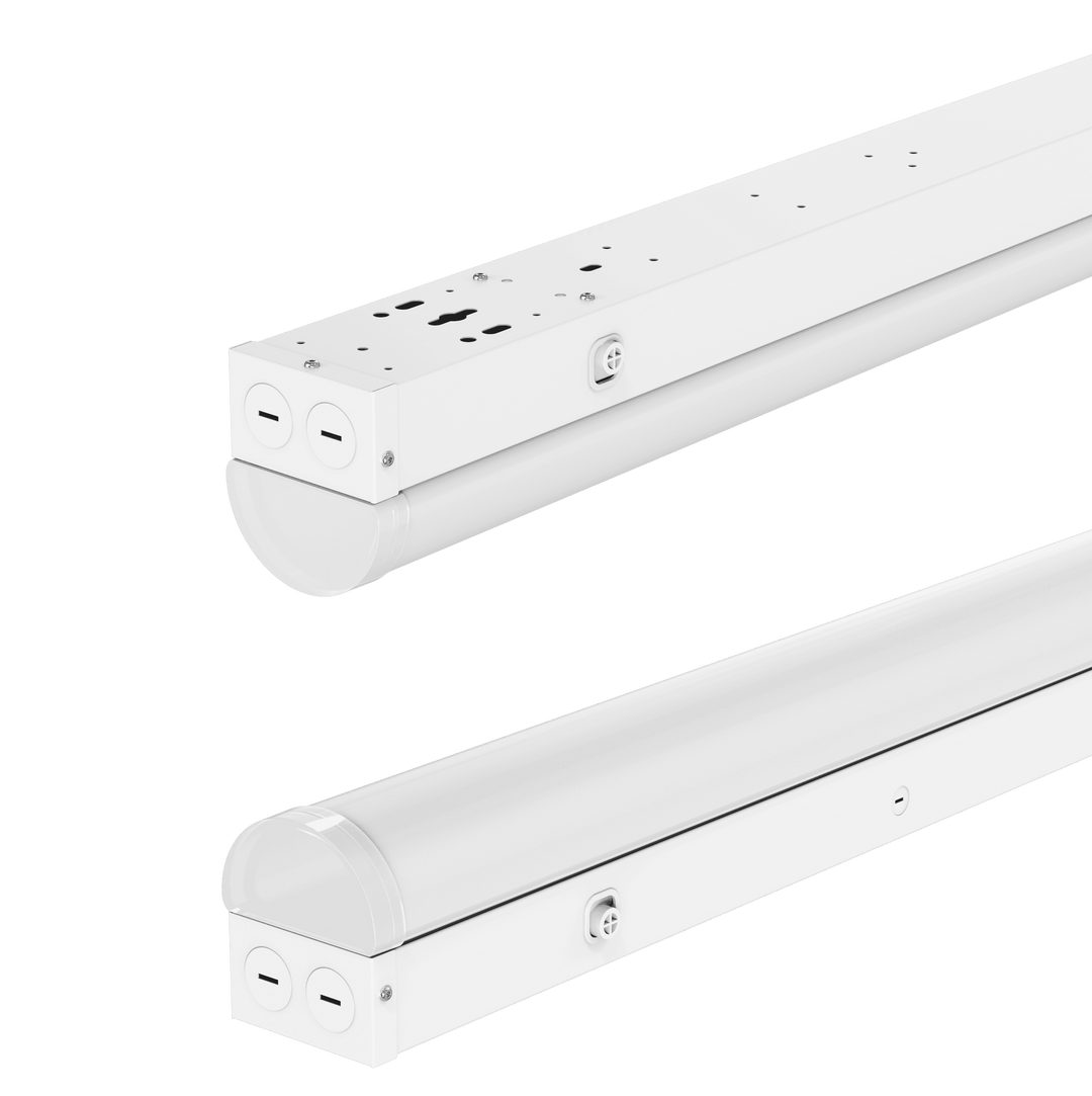 LED CCT &amp; Power Selectable Linear Strip Fixture - Sensor - ECSTR Series