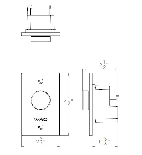 12VAC MLV Dimmer External Low Voltage Dimmer