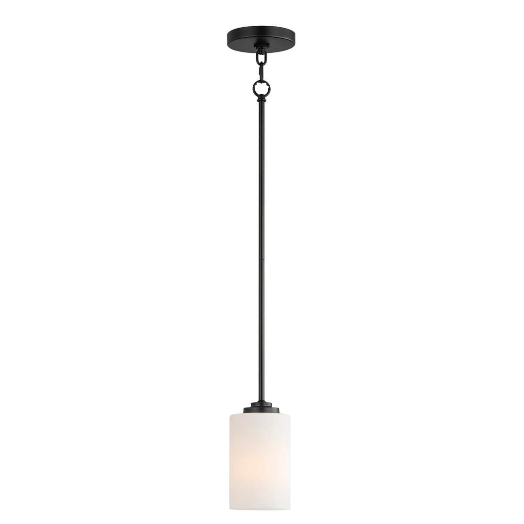 Deven 1-Light Mini Pendant Black