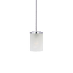Corona 1-Light Mini Pendant Satin Nickel (FTSN)