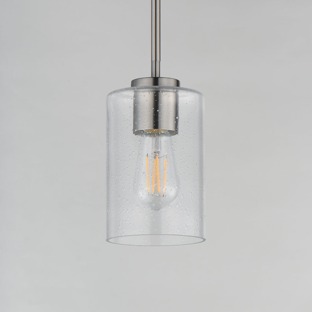 Livingston Single Pendant Satin Nickel alternate view