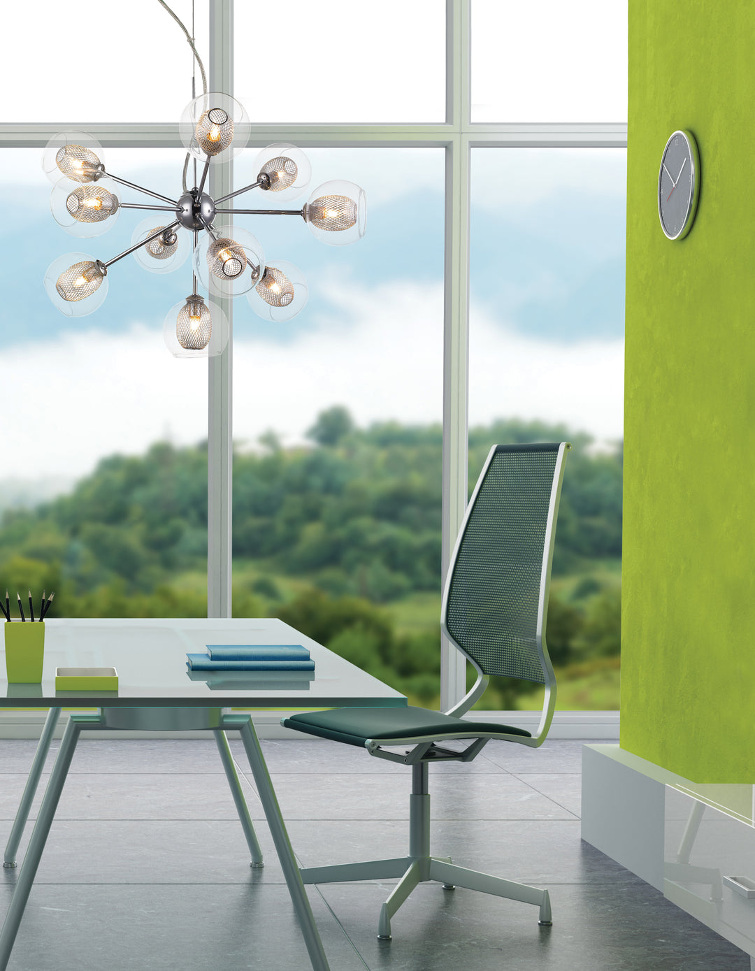 Auge - 10 Light Chandelier