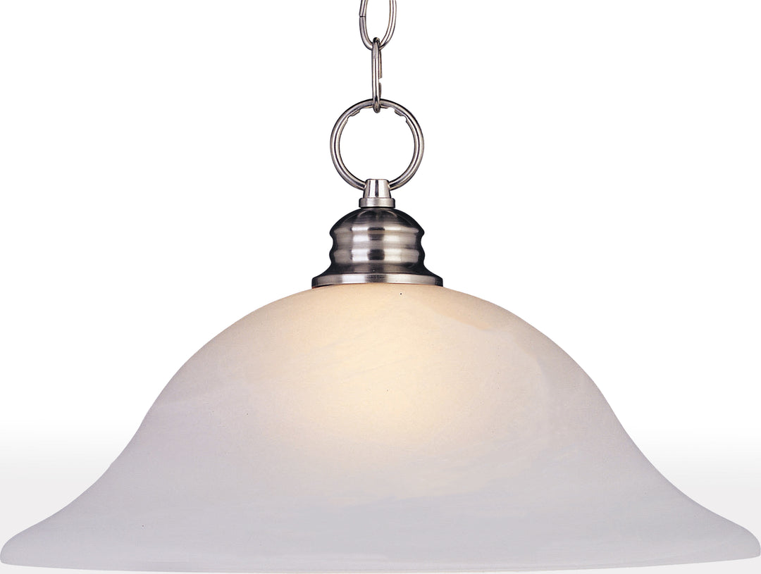 Essentials 1-Light Pendant Satin Nickel (FTSN)