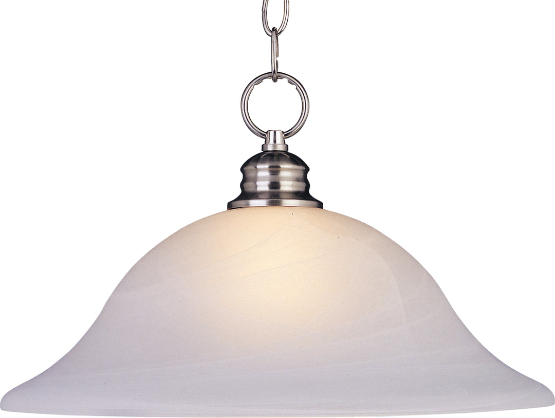 Essentials 1-Light Pendant Satin Nickel (MRSN)
