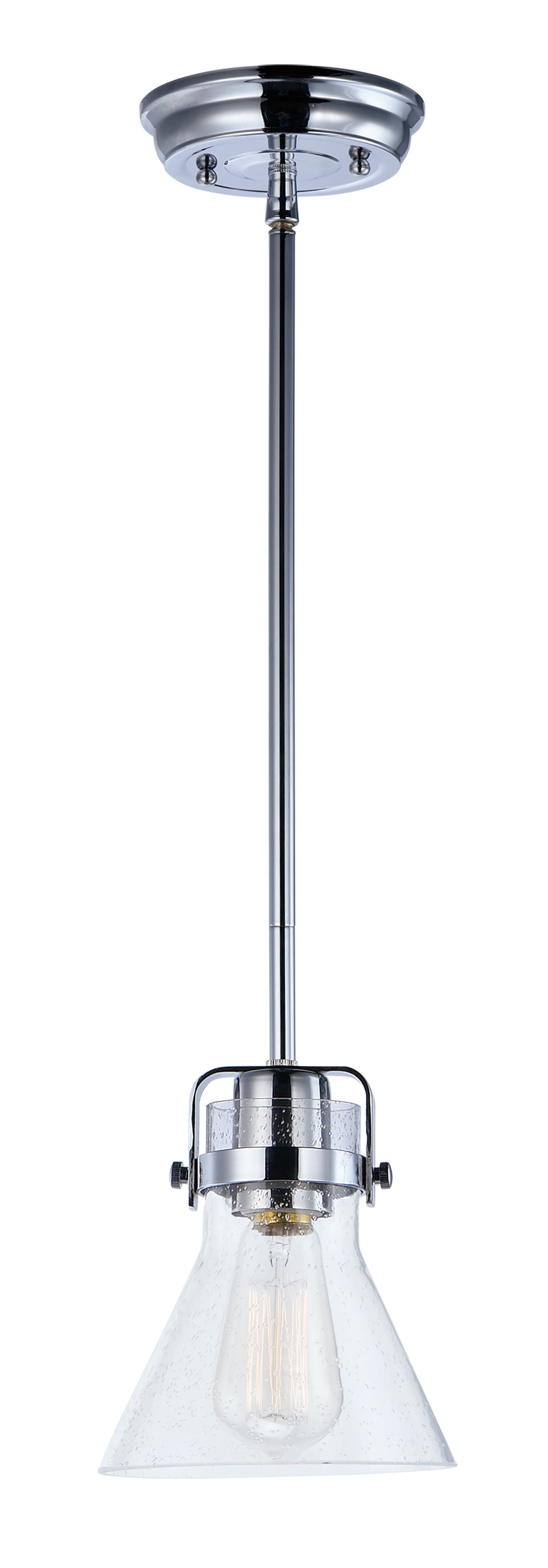 Seafarer Pendant With Bulb Polished Chrome