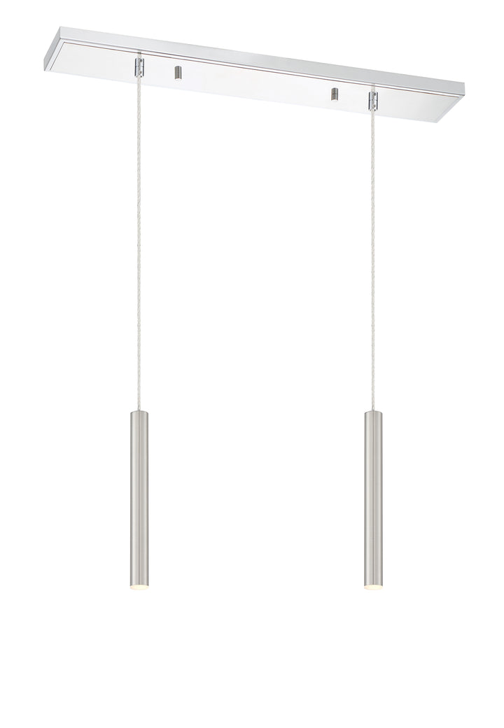 Forest - LED 2 Light Linear Chandelier (917MP12-BN-LED-2LCH)