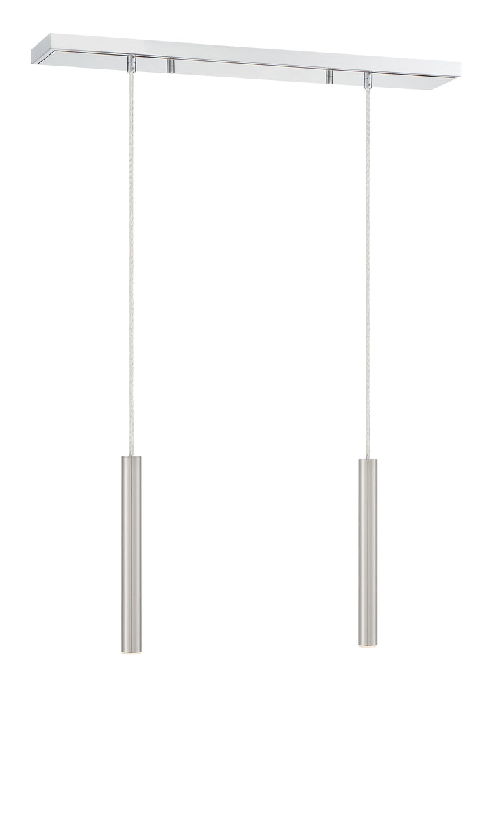 Forest - LED 2 Light Linear Chandelier (917MP12-BN-LED-2LCH)
