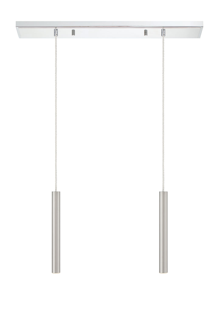 Forest - LED 2 Light Linear Chandelier (917MP12-BN-LED-2LCH)