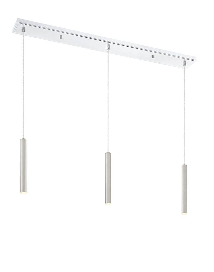 Forest - LED 3 Light Linear Chandelier (917MP12-BN-LED-3LCH)