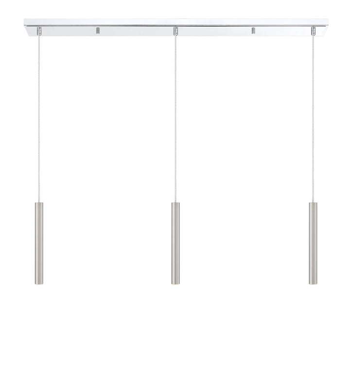 Forest - LED 3 Light Linear Chandelier (917MP12-BN-LED-3LCH)