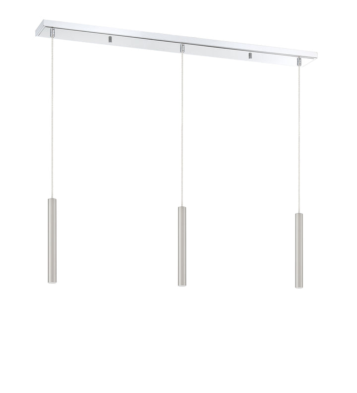 Forest - LED 3 Light Linear Chandelier (917MP12-BN-LED-3LCH)
