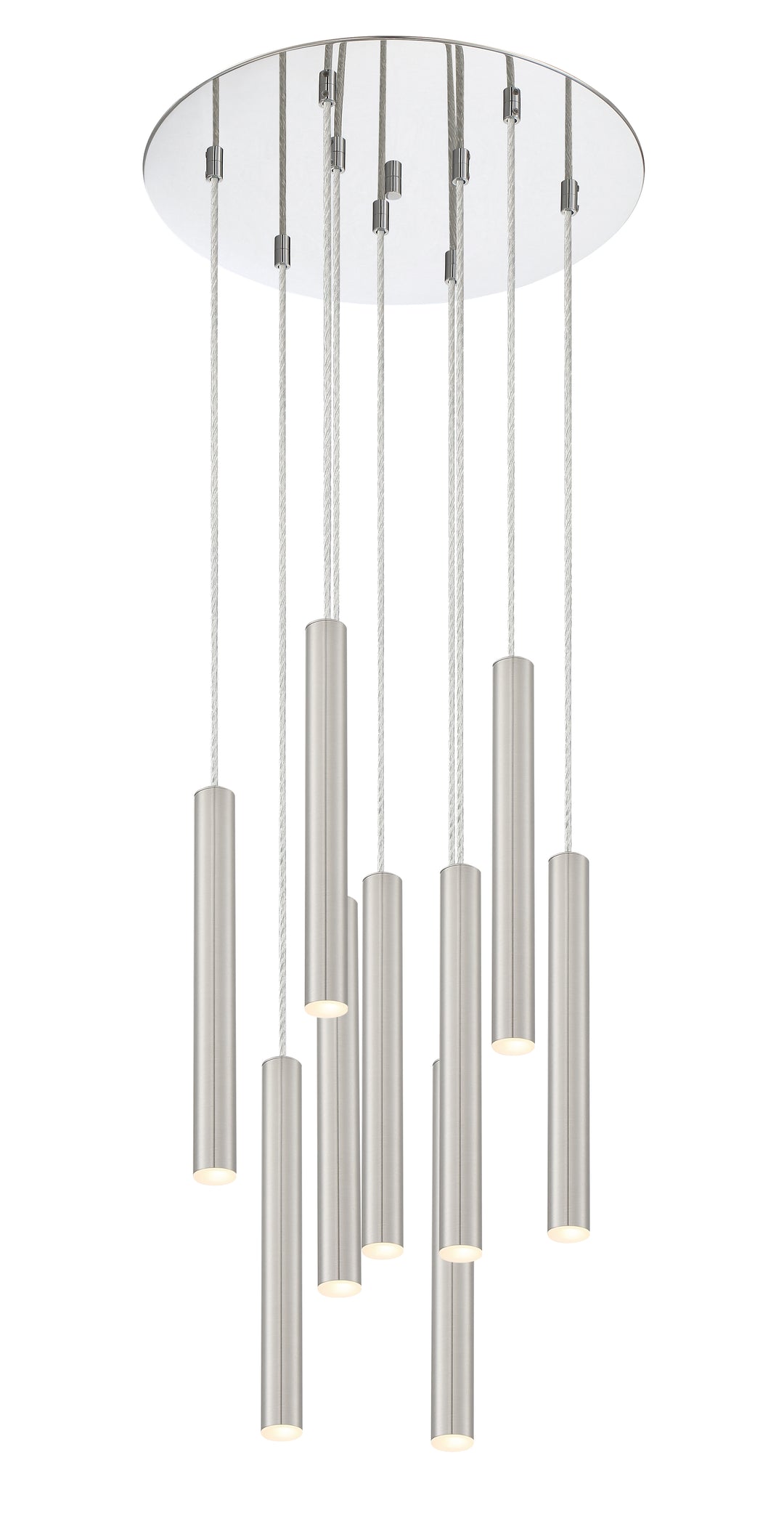 Forest - LED 9 Light Chandelier (917MP12-BN-LED-9RCH)