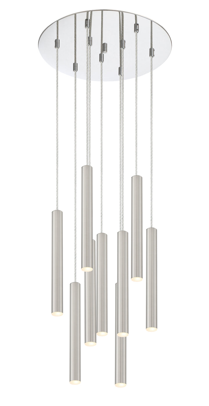 Forest - LED 9 Light Chandelier (917MP12-BN-LED-9RCH)