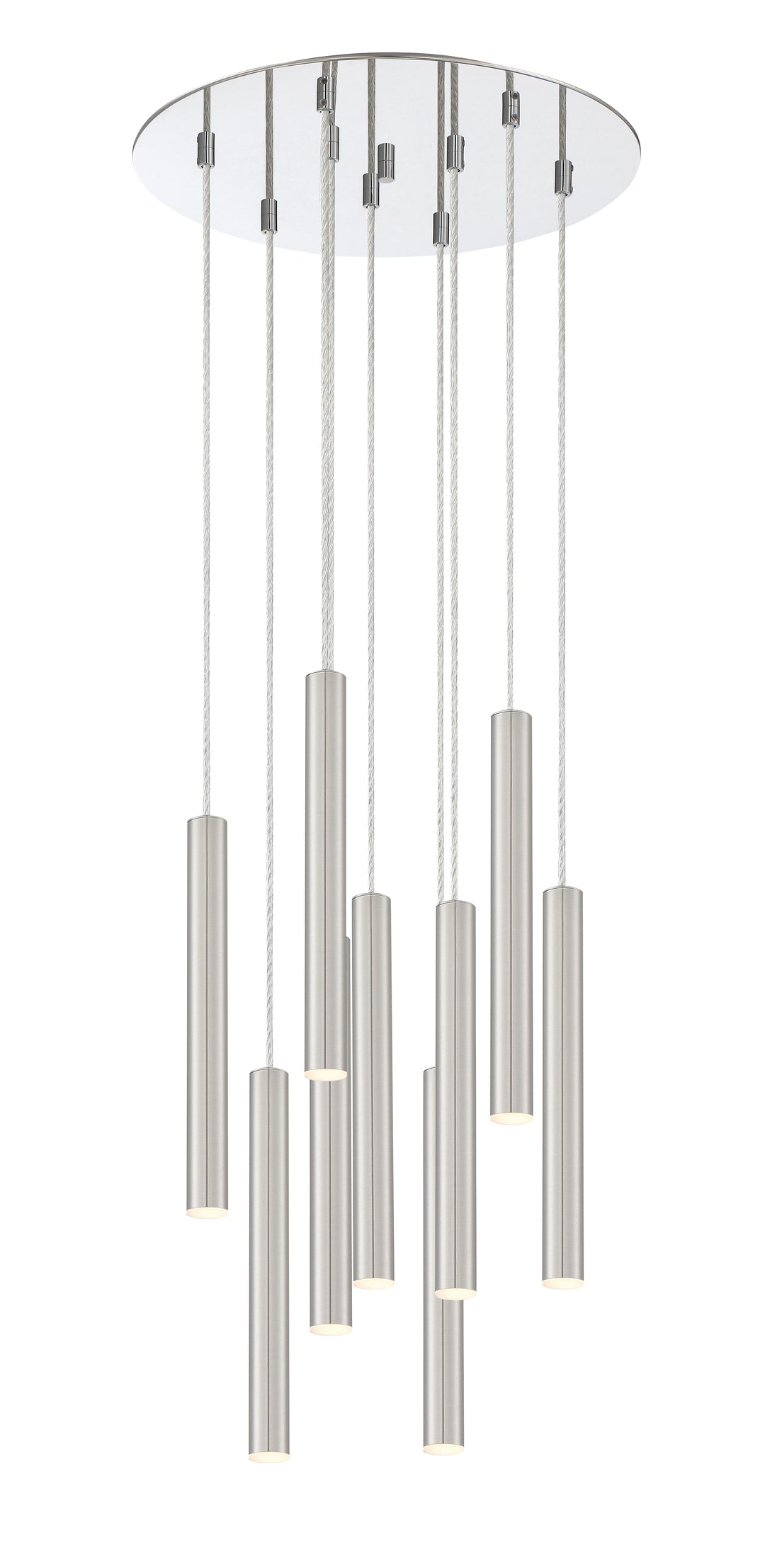 Forest - LED 9 Light Chandelier (917MP12-BN-LED-9RCH)