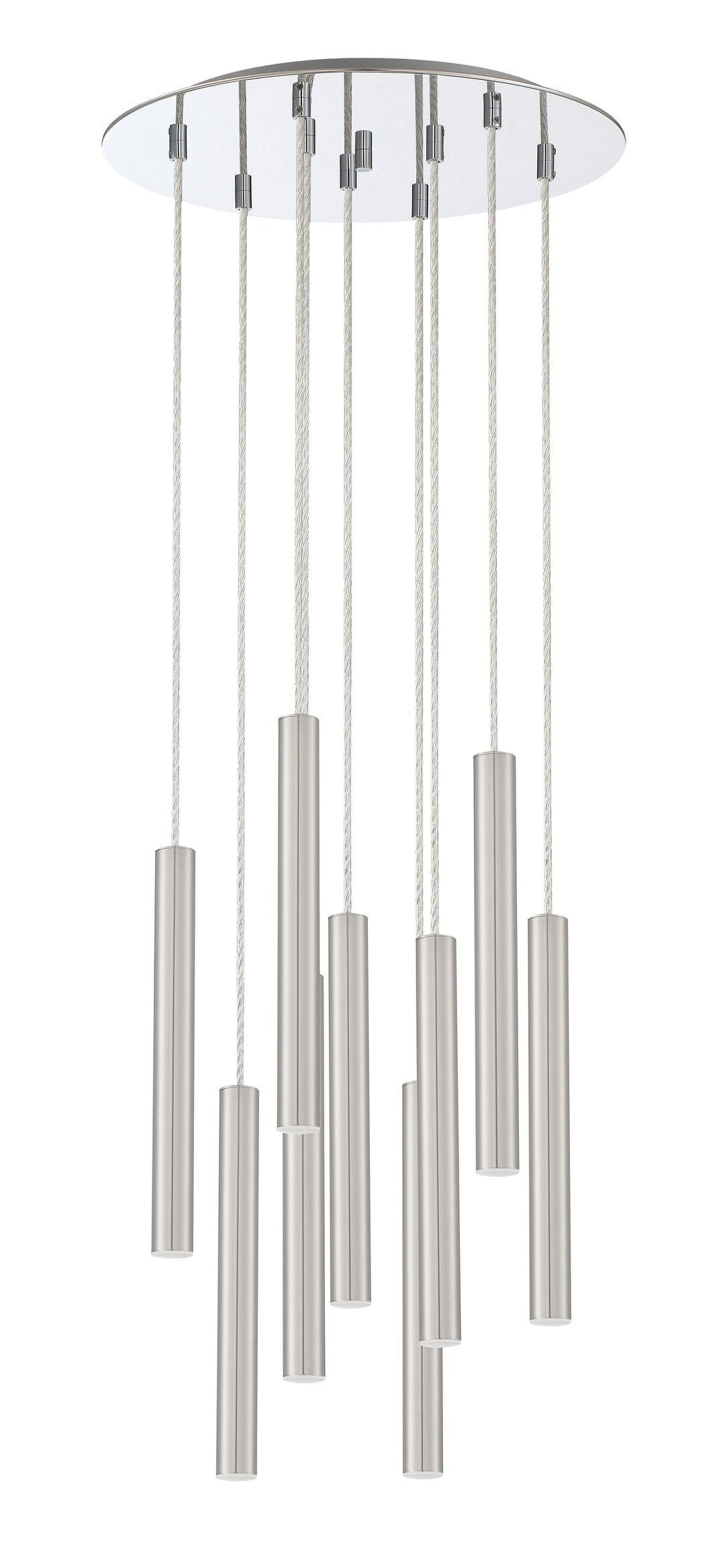 Forest - LED 9 Light Chandelier (917MP12-BN-LED-9RCH)