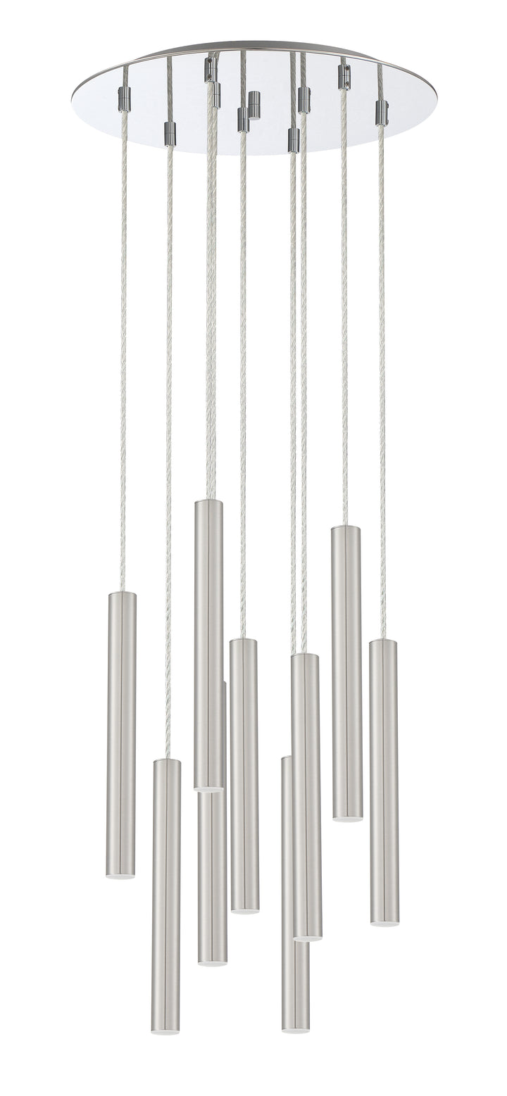 Forest - LED 9 Light Chandelier (917MP12-BN-LED-9RCH)