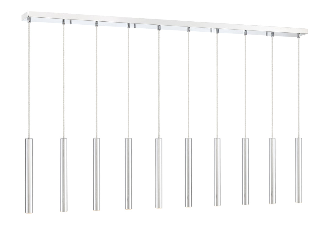 Forest - LED 10 Light Linear Chandelier (917MP12-CH-LED-10LCH)