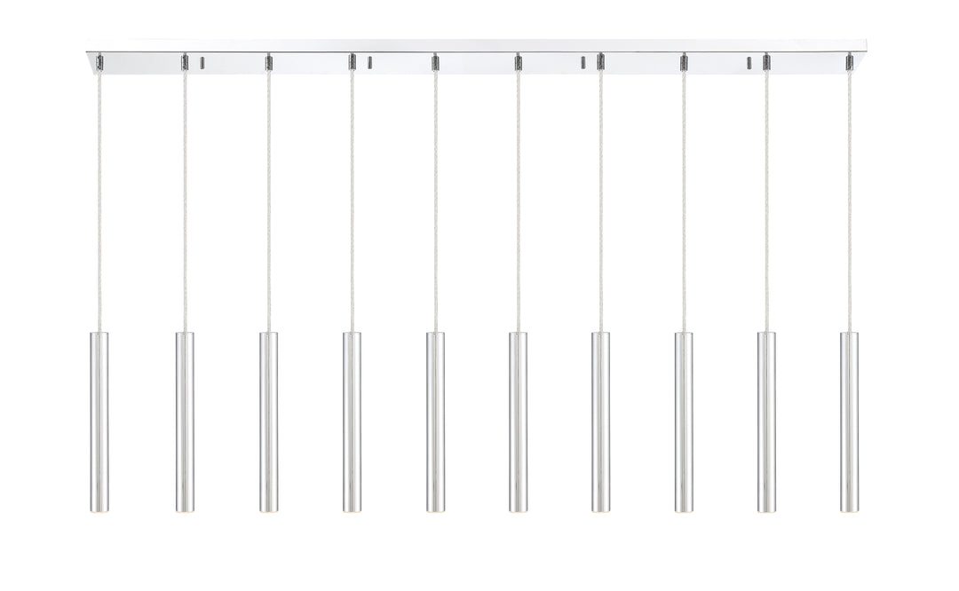 Forest - LED 10 Light Linear Chandelier (917MP12-CH-LED-10LCH)