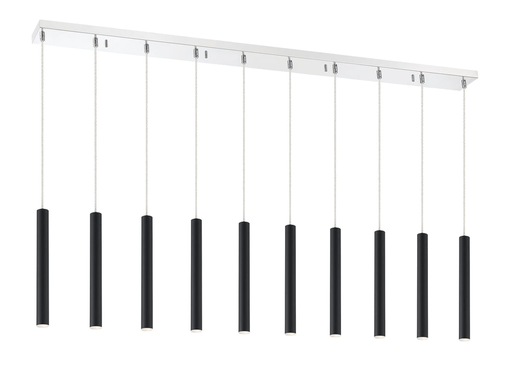 Forest - LED 10 Light Linear Chandelier (917MP12-MB-LED-10LCH)