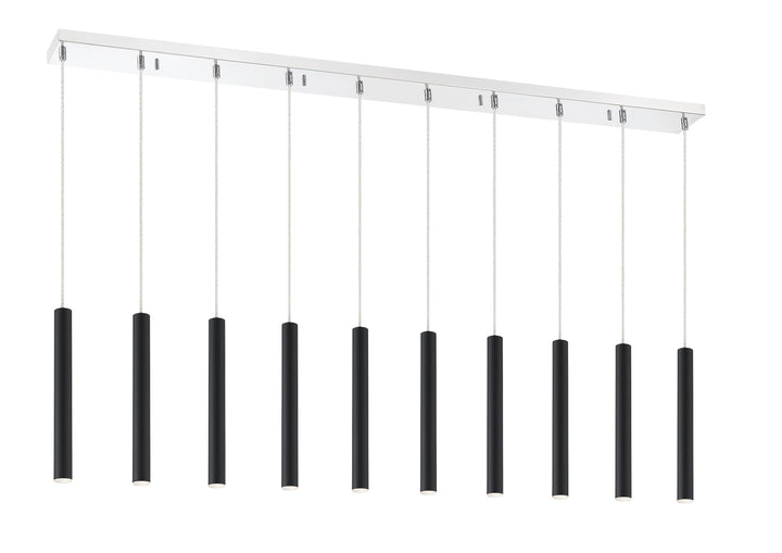 Forest - LED 10 Light Linear Chandelier (917MP12-MB-LED-10LCH)