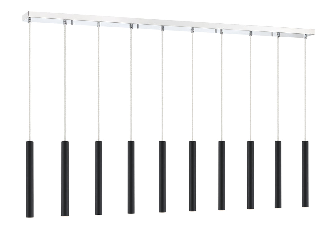 Forest - LED 10 Light Linear Chandelier (917MP12-MB-LED-10LCH)