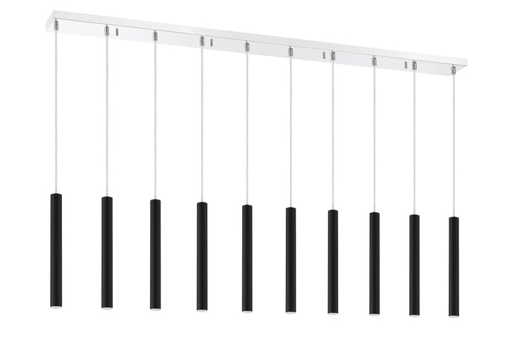 Forest - LED 10 Light Linear Chandelier (917MP12-MB-LED-10LCH)