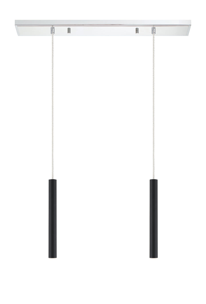 Forest - LED 2 Light Linear Chandelier (917MP12-MB-LED-2LCH)