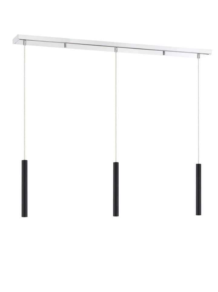 Forest - LED 3 Light Linear Chandelier (917MP12-MB-LED-3LCH)