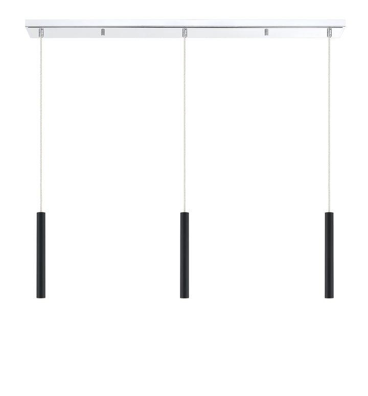 Forest - LED 3 Light Linear Chandelier (917MP12-MB-LED-3LCH)
