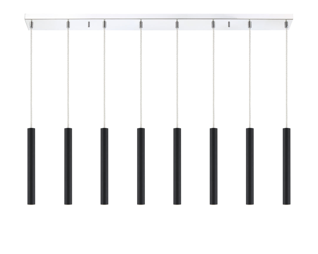Forest - LED 8 Light Linear Chandelier (917MP12-MB-LED-8LCH)