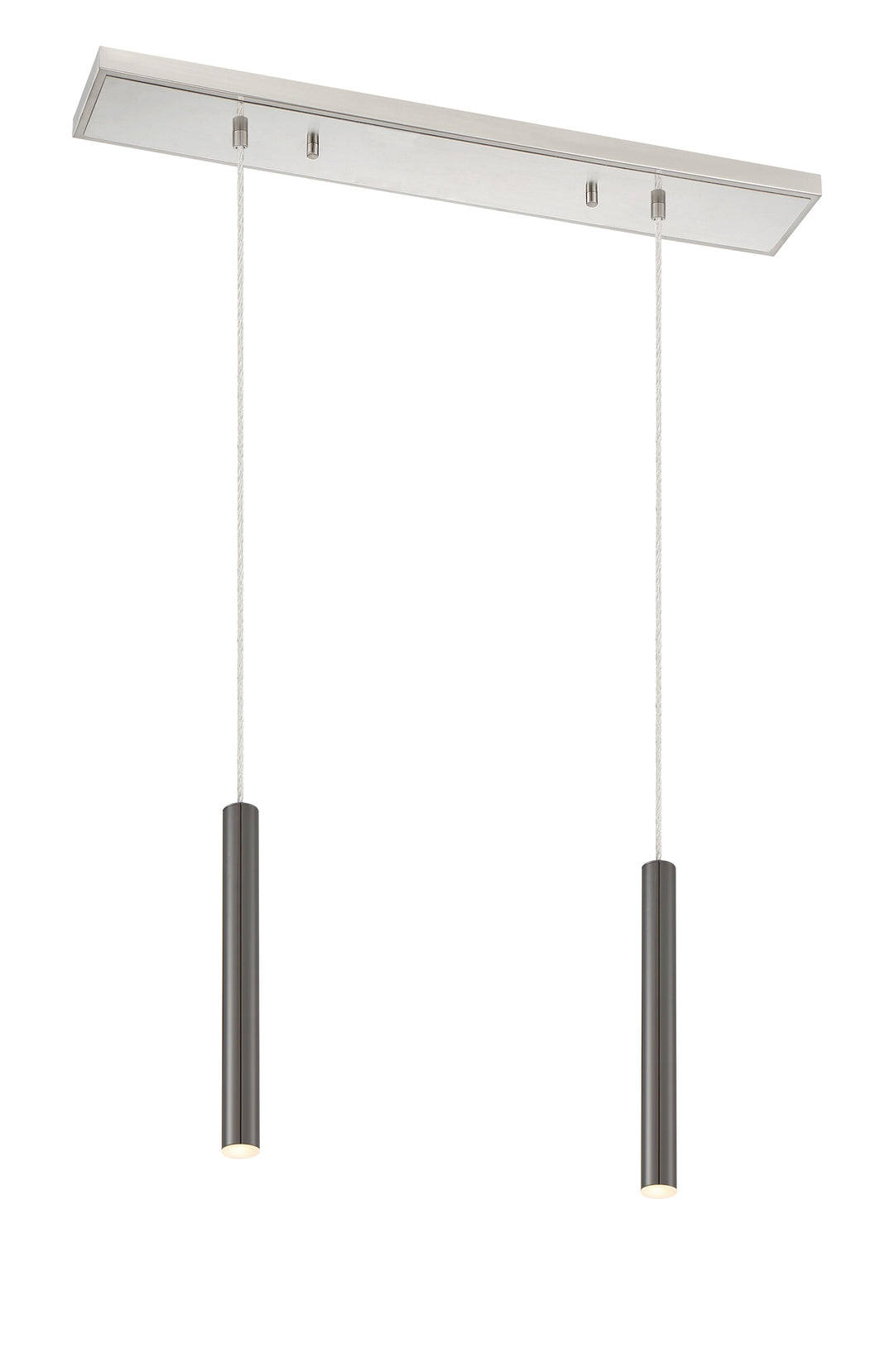 Forest - LED 2 Light Linear Chandelier (917MP12-PBL-LED-2LBN)