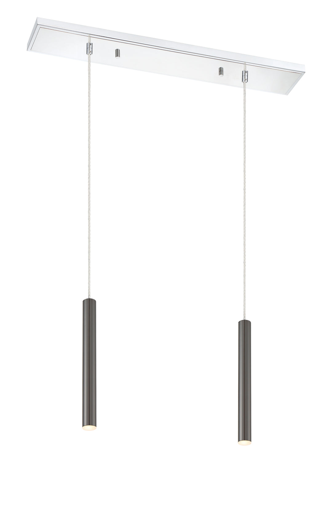 Forest - LED 2 Light Linear Chandelier (917MP12-PBL-LED-2LCH)