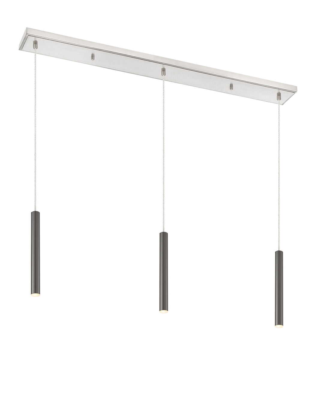 Forest - LED 3 Light Linear Chandelier (917MP12-PBL-LED-3LBN)