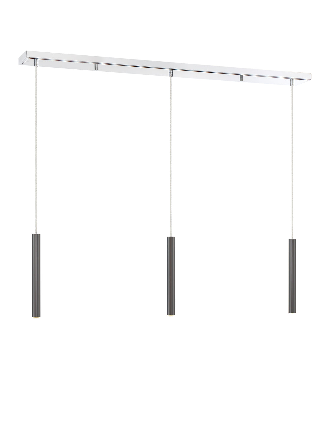 Forest - LED 3 Light Linear Chandelier (917MP12-PBL-LED-3LCH)