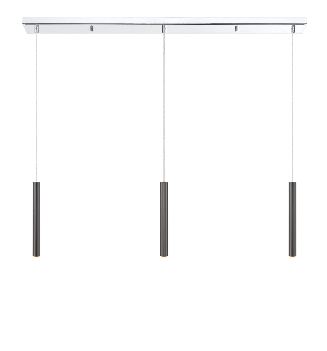 Forest - LED 3 Light Linear Chandelier (917MP12-PBL-LED-3LCH)