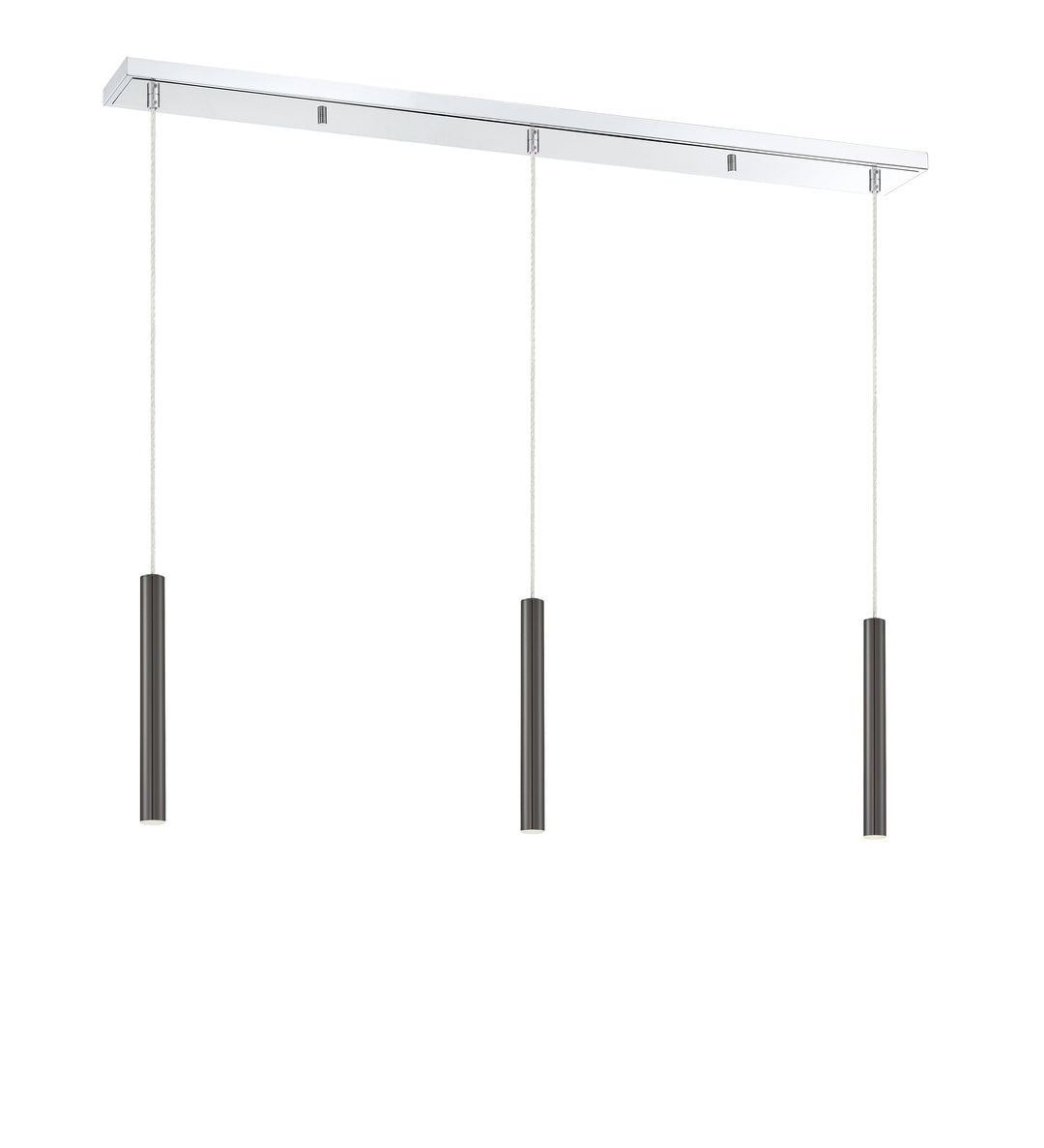 Forest - LED 3 Light Linear Chandelier (917MP12-PBL-LED-3LCH)